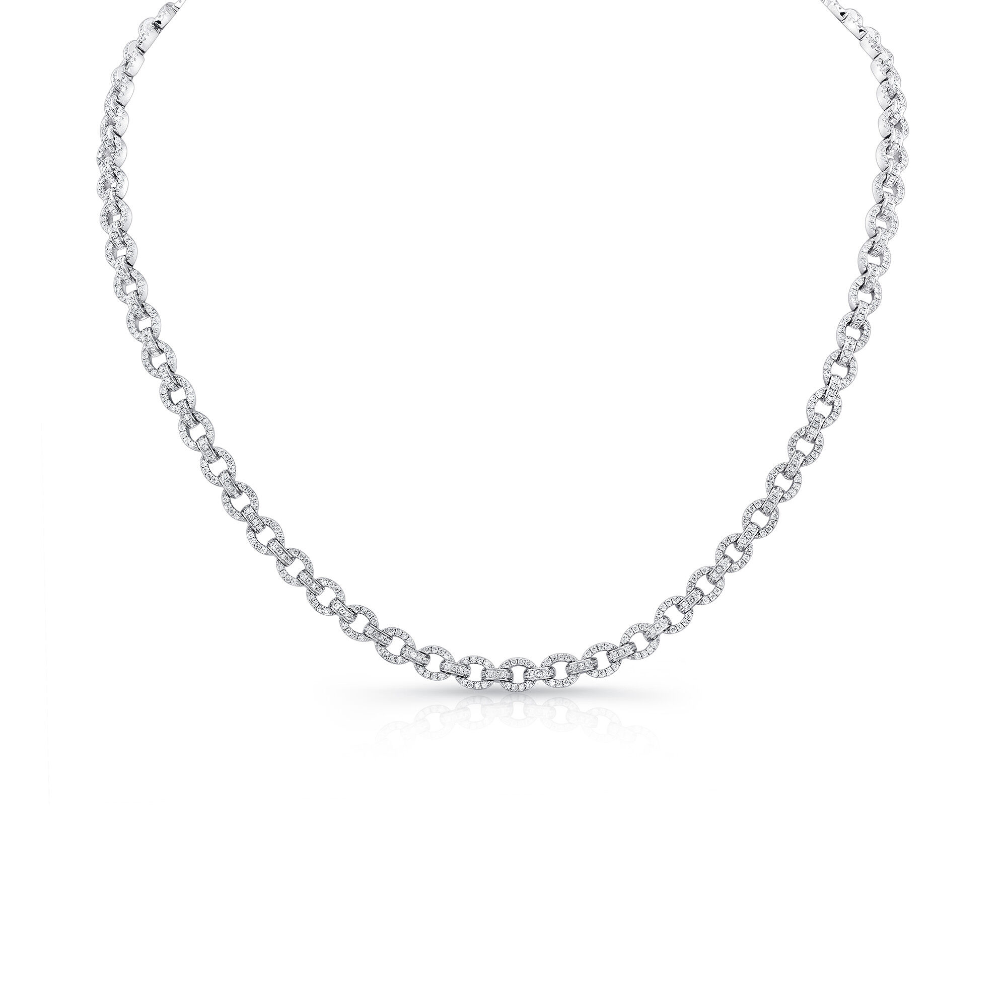 White gold chain link new arrivals